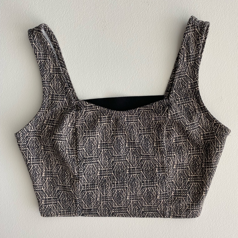 Soprano Women’s Patterned Crop Top